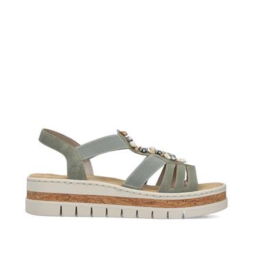 Rieker Platform Strappy Sandal - Sage